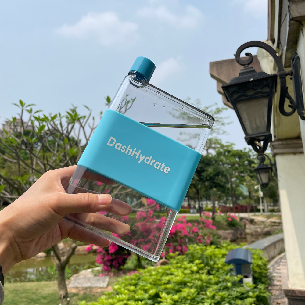 420ml A5 Flat Water Bottle- Grey