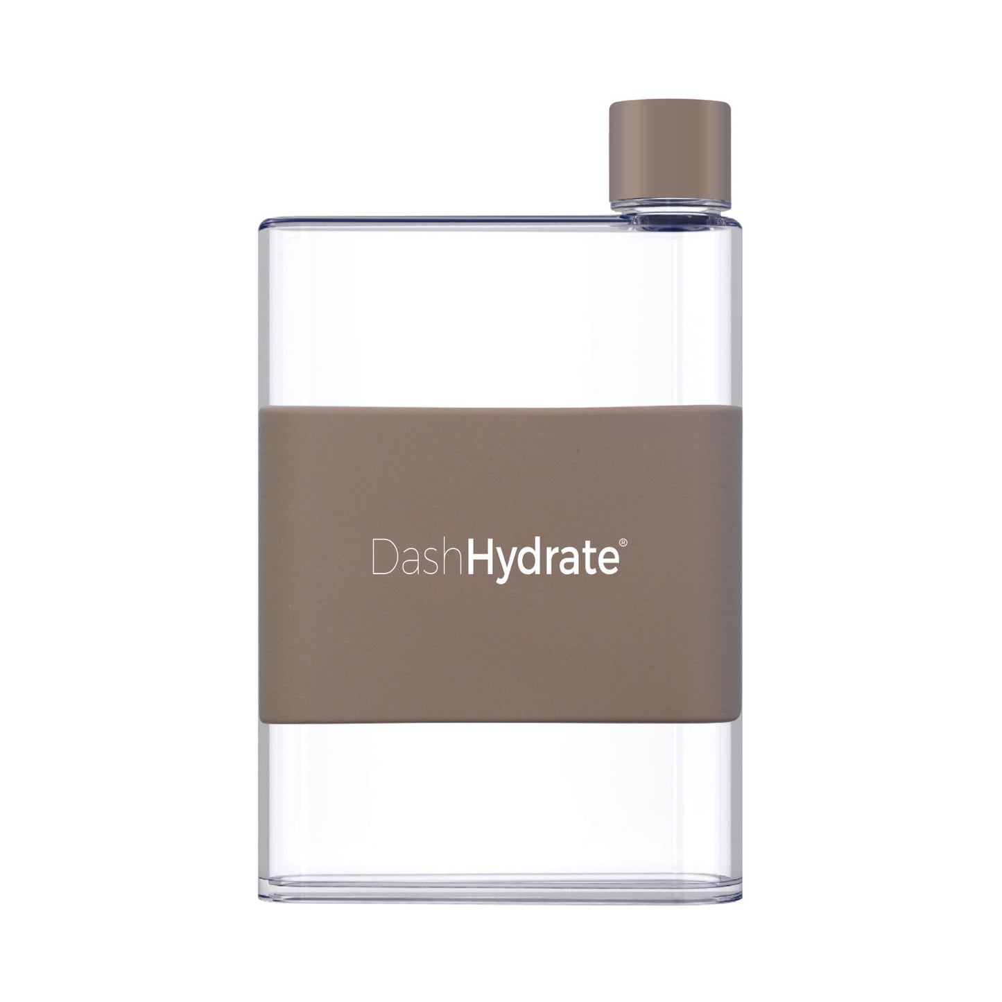 420ml A5 Flat Water Bottle- Brown