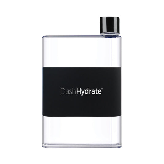 420ml A5 Flat Water Bottle- Black