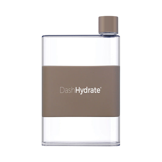 420ml A5 Flat Water Bottle- Brown