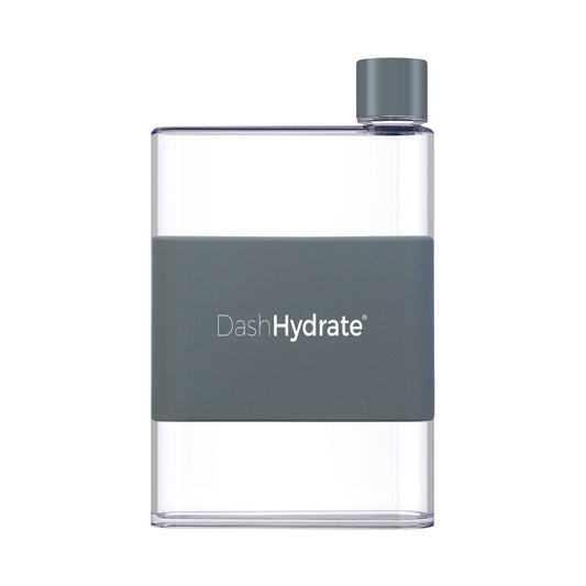 420ml A5 Flat Water Bottle- Grey