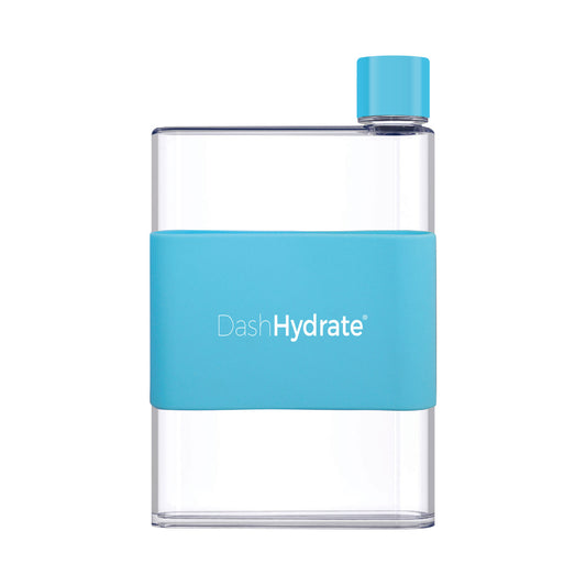 420ml A5 Flat Water Bottle- Light Blue