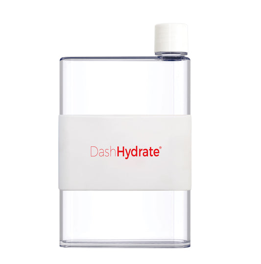 420ml A5 Flat Water Bottle- White