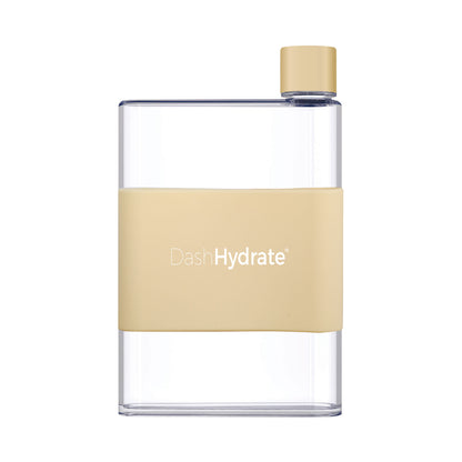 420ml A5 Flat Water Bottle- Yellow