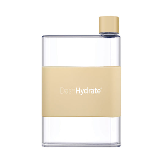 420ml A5 Flat Water Bottle- Yellow
